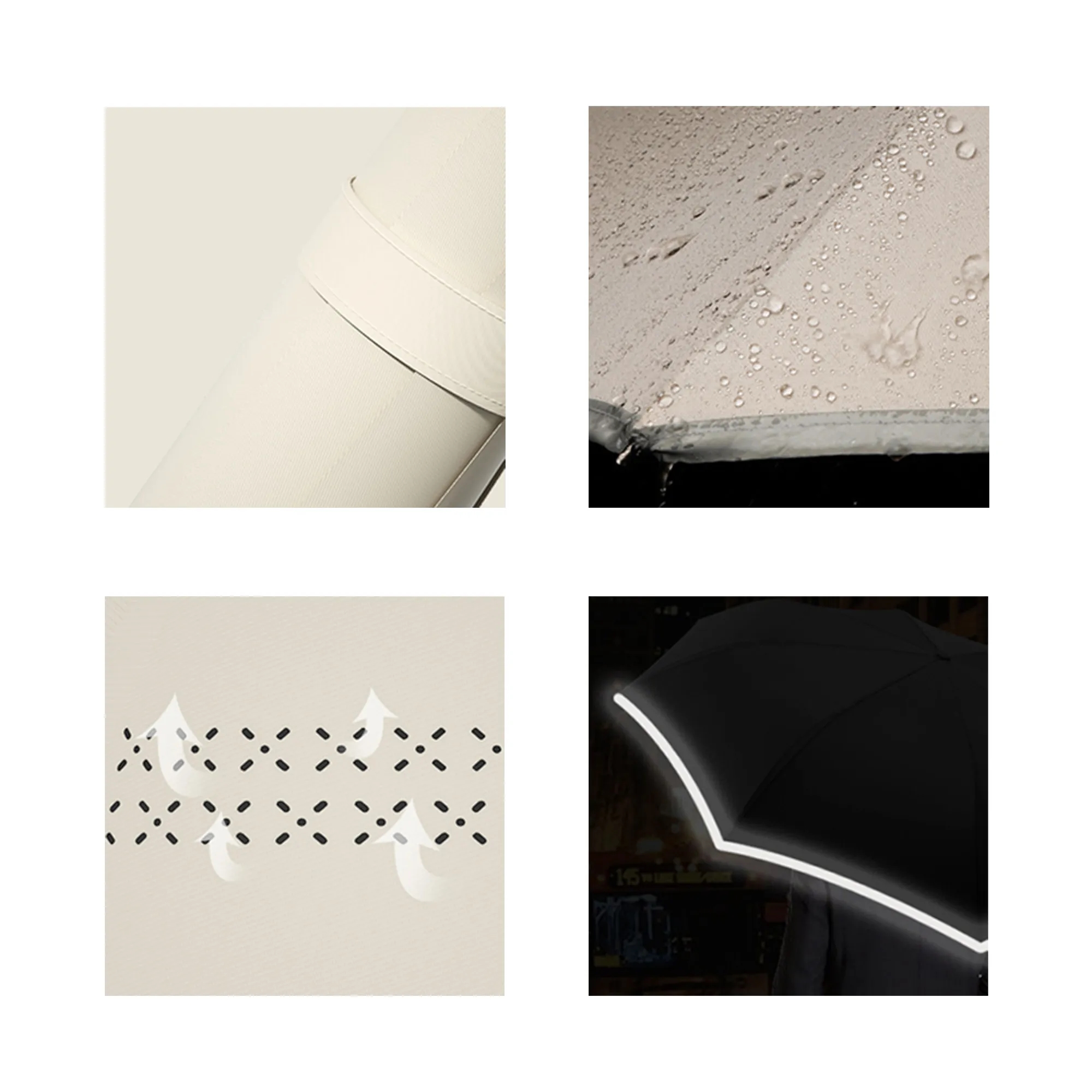 C-Handle Reverse Large Inverted Double Umbrella 17