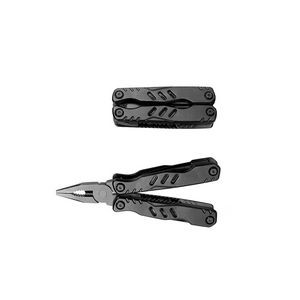 Sleek Silver Multi Pliers Tool Kit With Convenient Clip 24