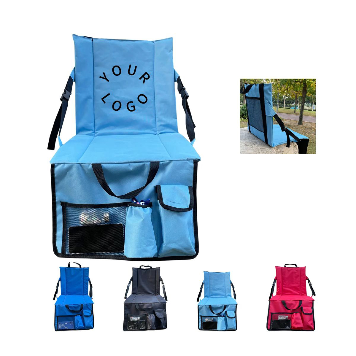 Comfortable Event Seat with Storage Pockets 2