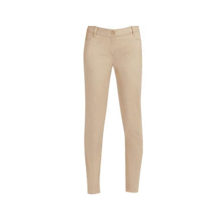 Girls Super Stretch Pants - Size 5 Khaki 2