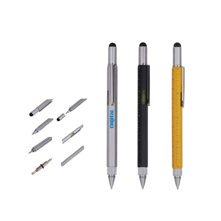 Multifunction Tool Set Pen with Stylus