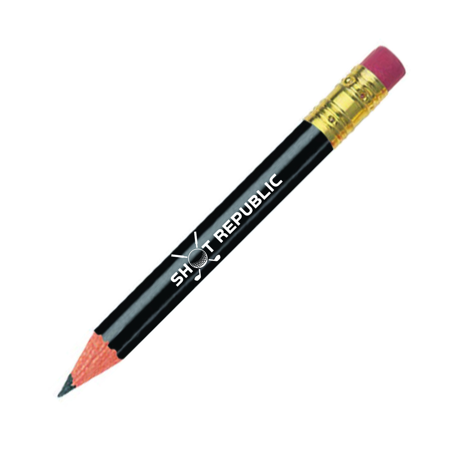 Golf Pencil (Round) with Eraser 5