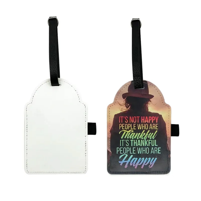 Leatherette Golf Bag Tags With Wooden Tees 1