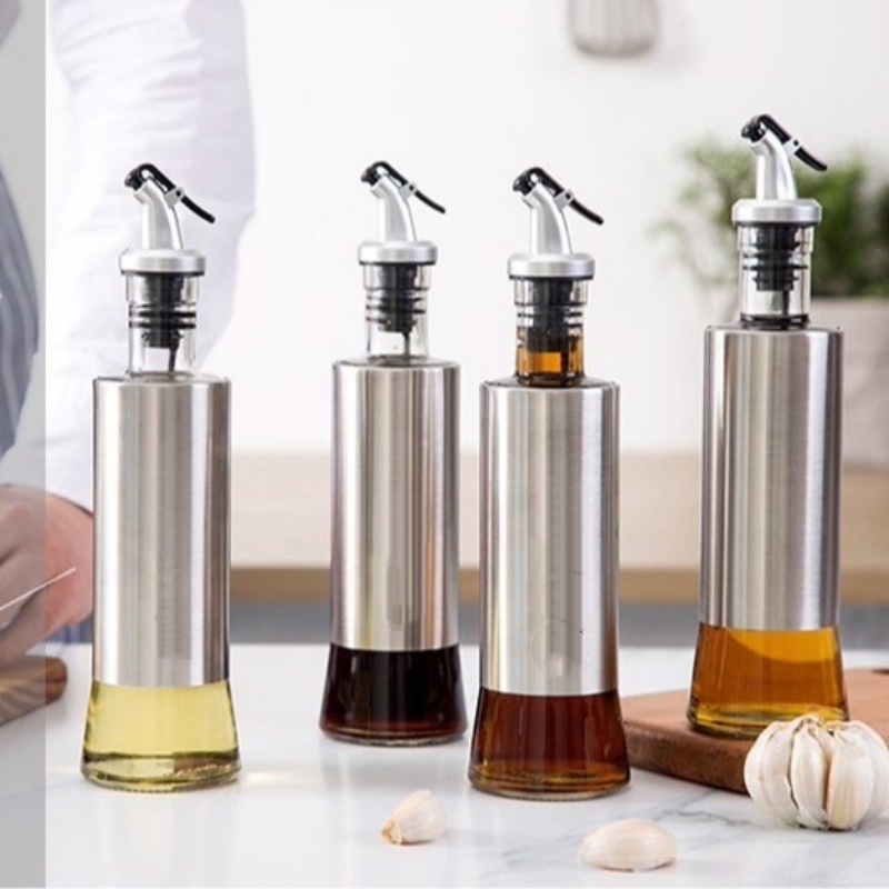Customized stainless steel oil bottle 3
