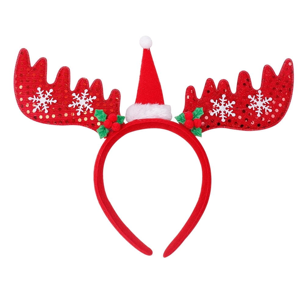 Antler Christmas Head Band with Small Bell 5