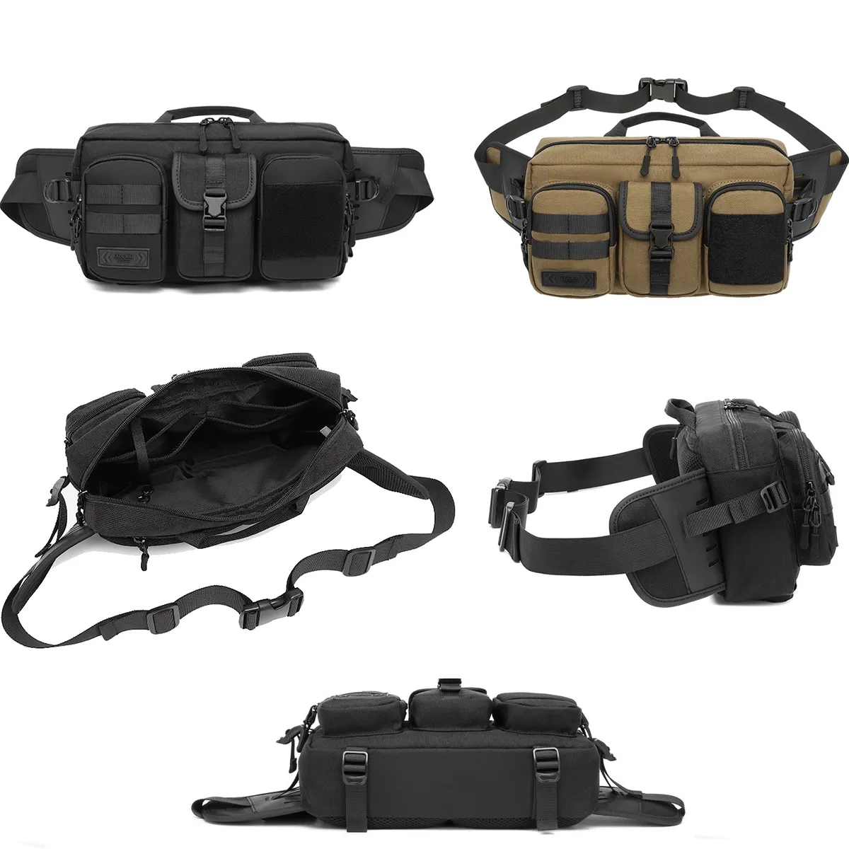 Tactical Inspired Large Sling Bag For Men 4