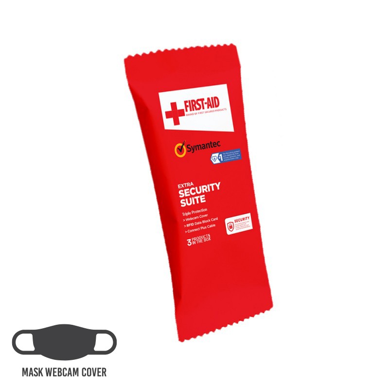 Security Kit in Candy Wrapper with Mask Webcam Cover 1