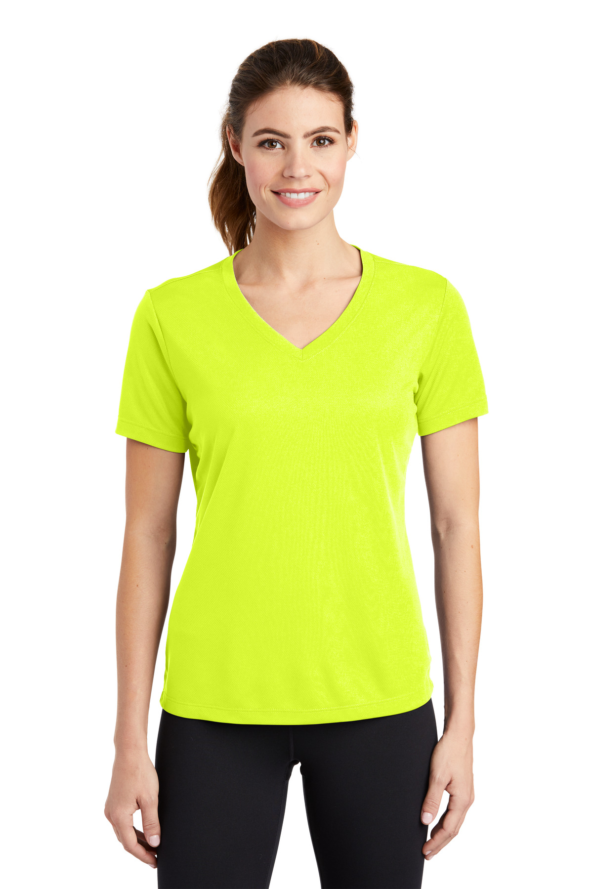 Sport-Tek Women's PosiCharge RacerMesh V-Neck Tee. LST340 56