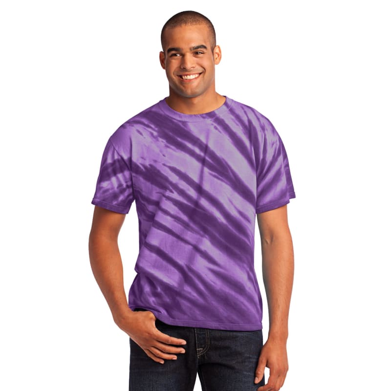 Port & Company - Tiger Stripe Tie-Dye Tee. 15