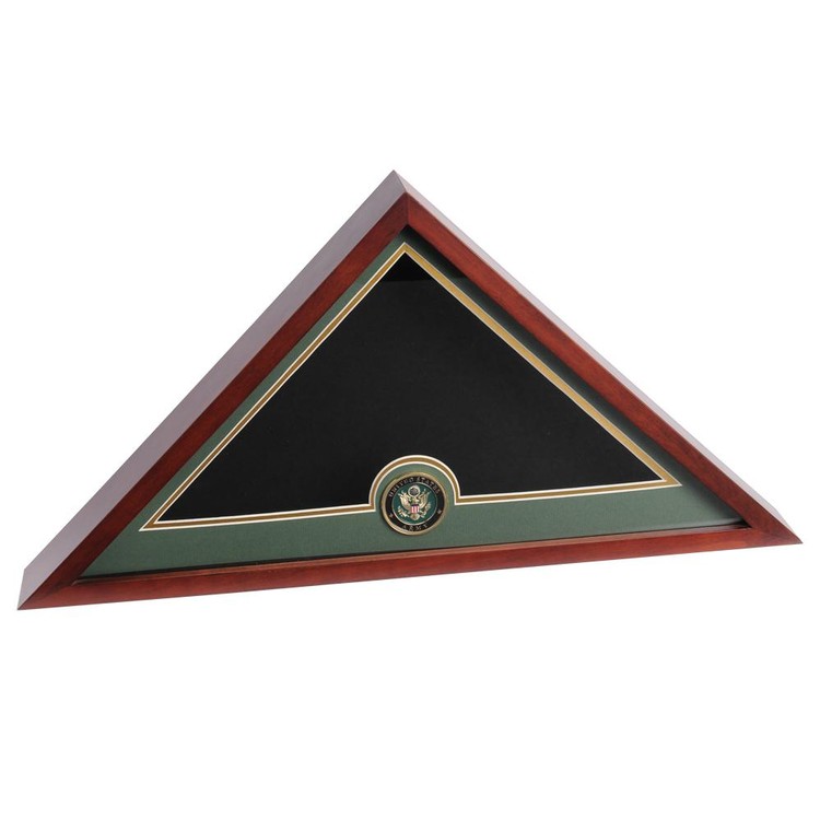 US Flag Display Case with Army Medallion - Display Case Only 1