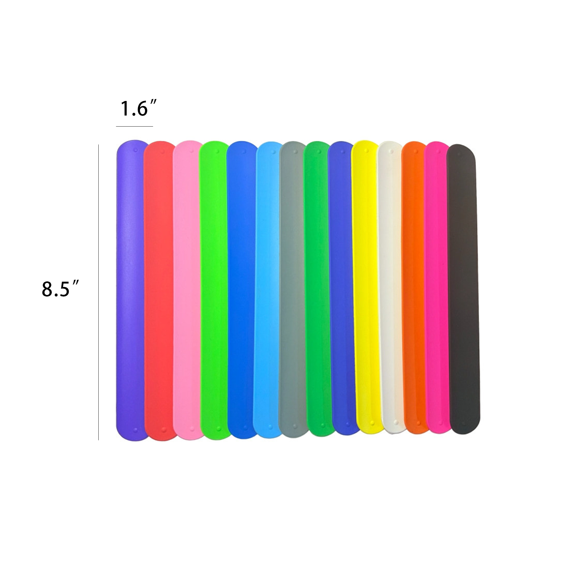 Custom Silicone Rubber Slap Bracelets 2