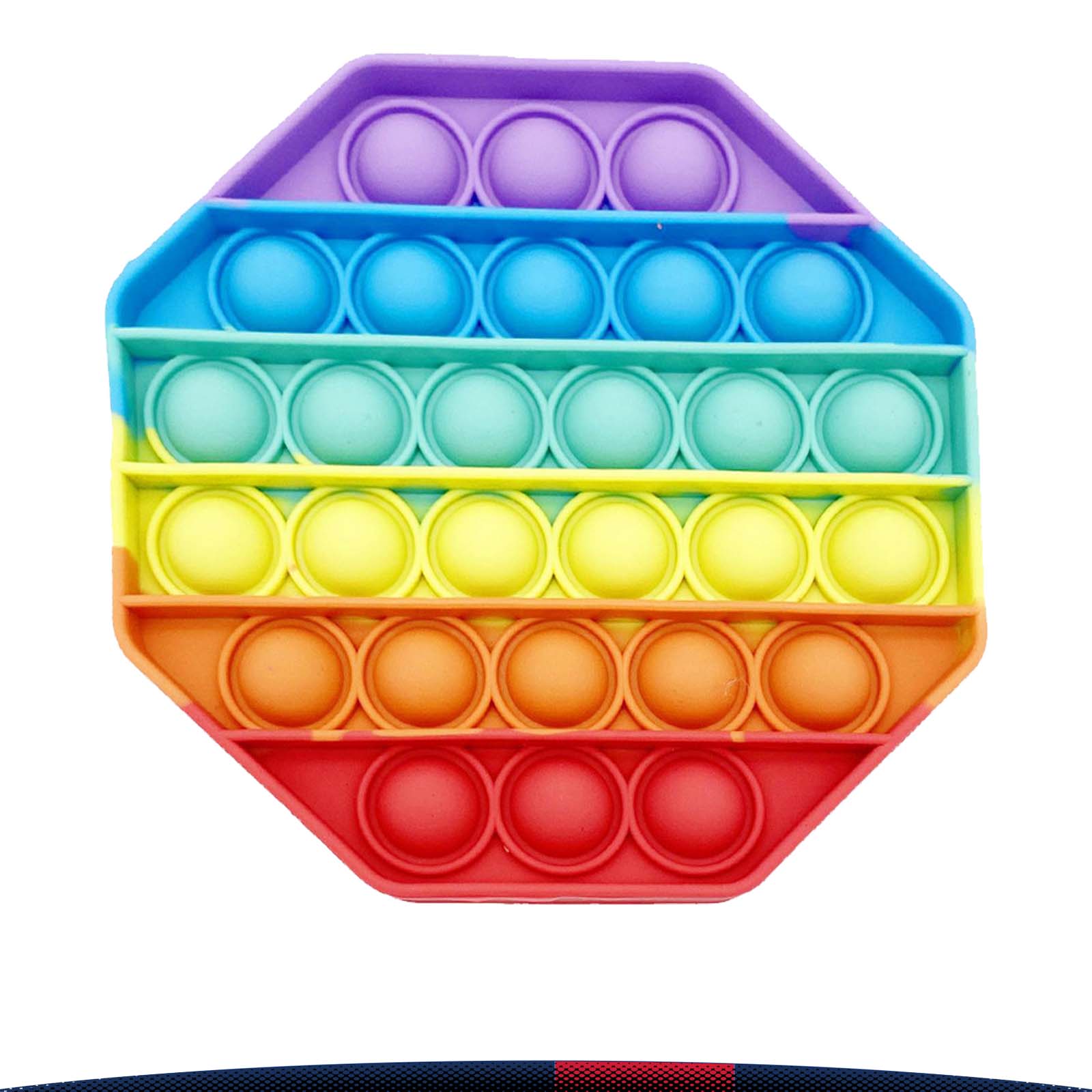 Elfie Rainbow Push Pop Bubble Toy 2
