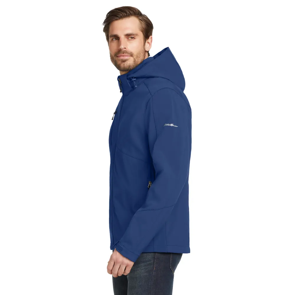 Eddie Bauer(R) Hooded Soft Shell Parka, custom jacket with logo imprint 5