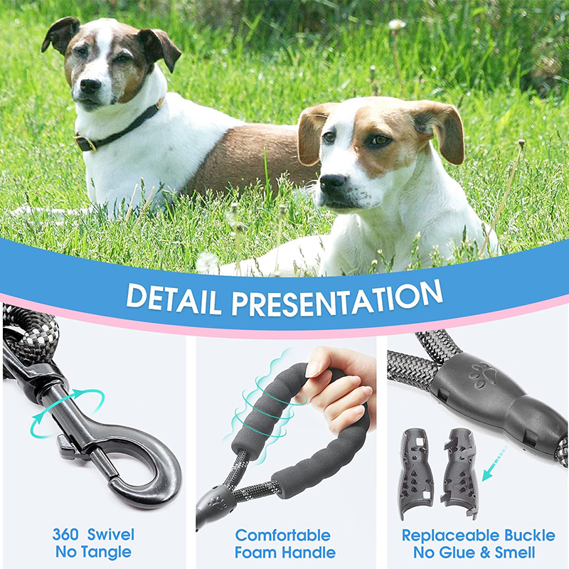 Strong Dog Leash with Comfortable Padded Handle 3