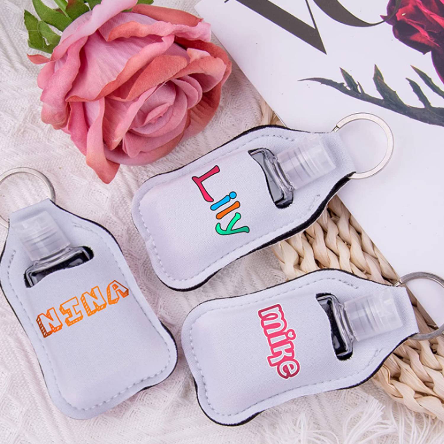 Hand Sanitizer Keychain Holders 5