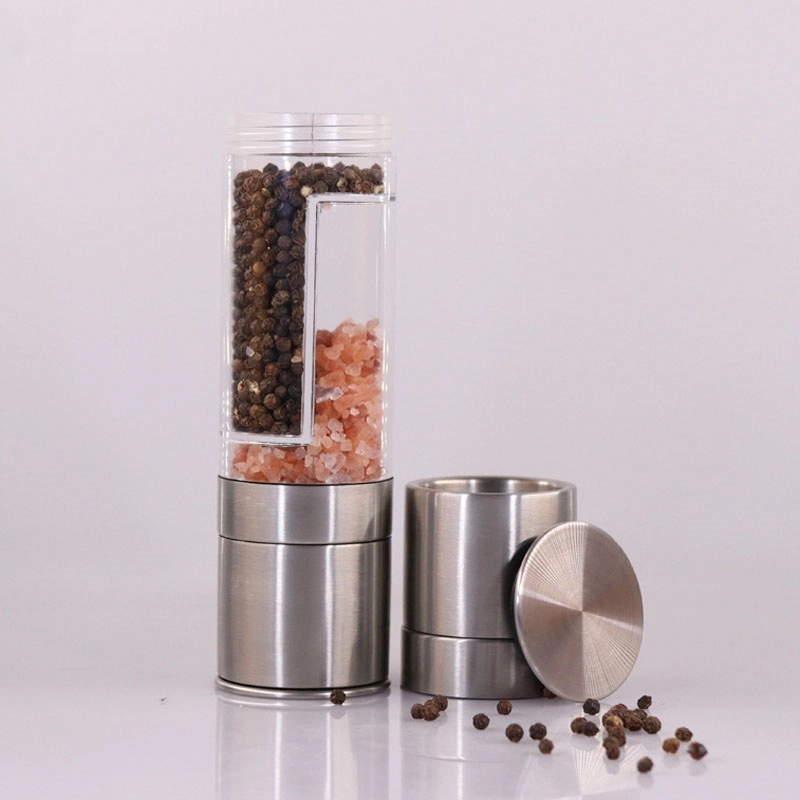 Custom 2 in 1 Pepper Grinders With Adjustable Ceramic Rotor 4