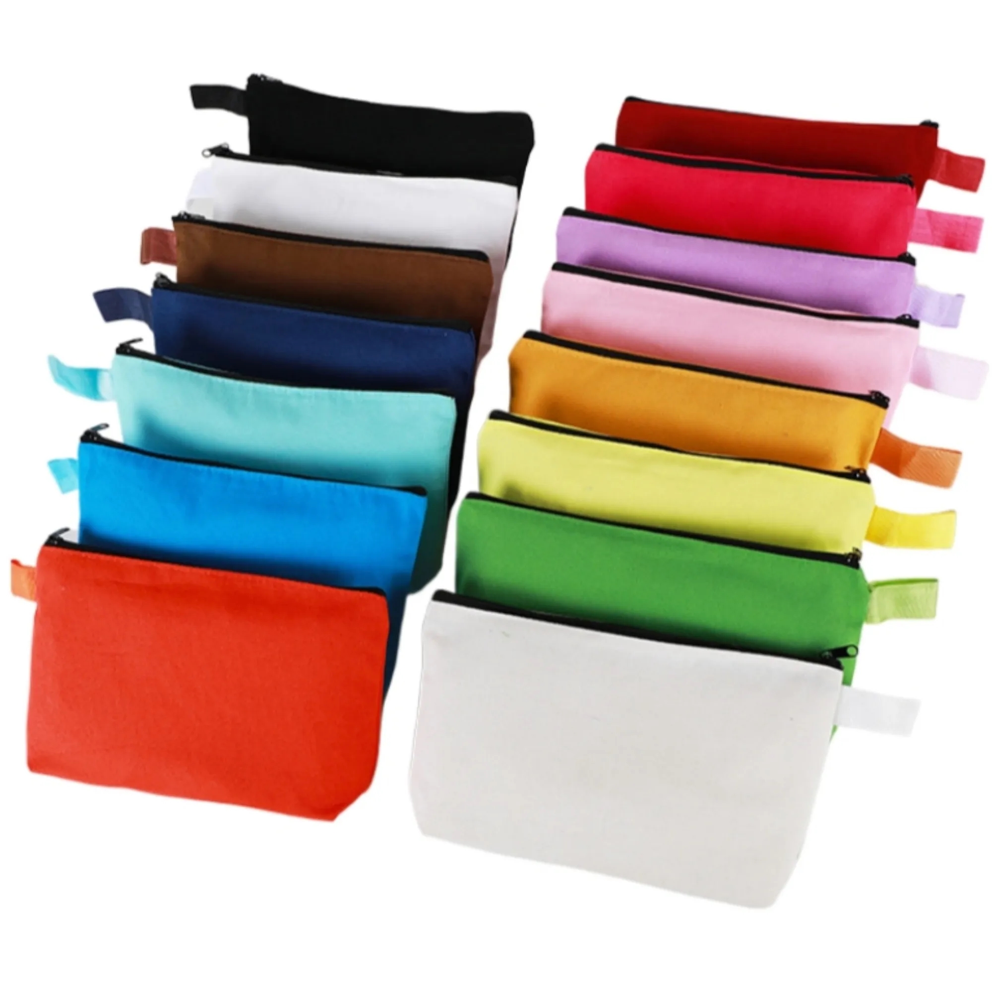 Durable Eco Canvas Pencil Pouch Pen Bags 5
