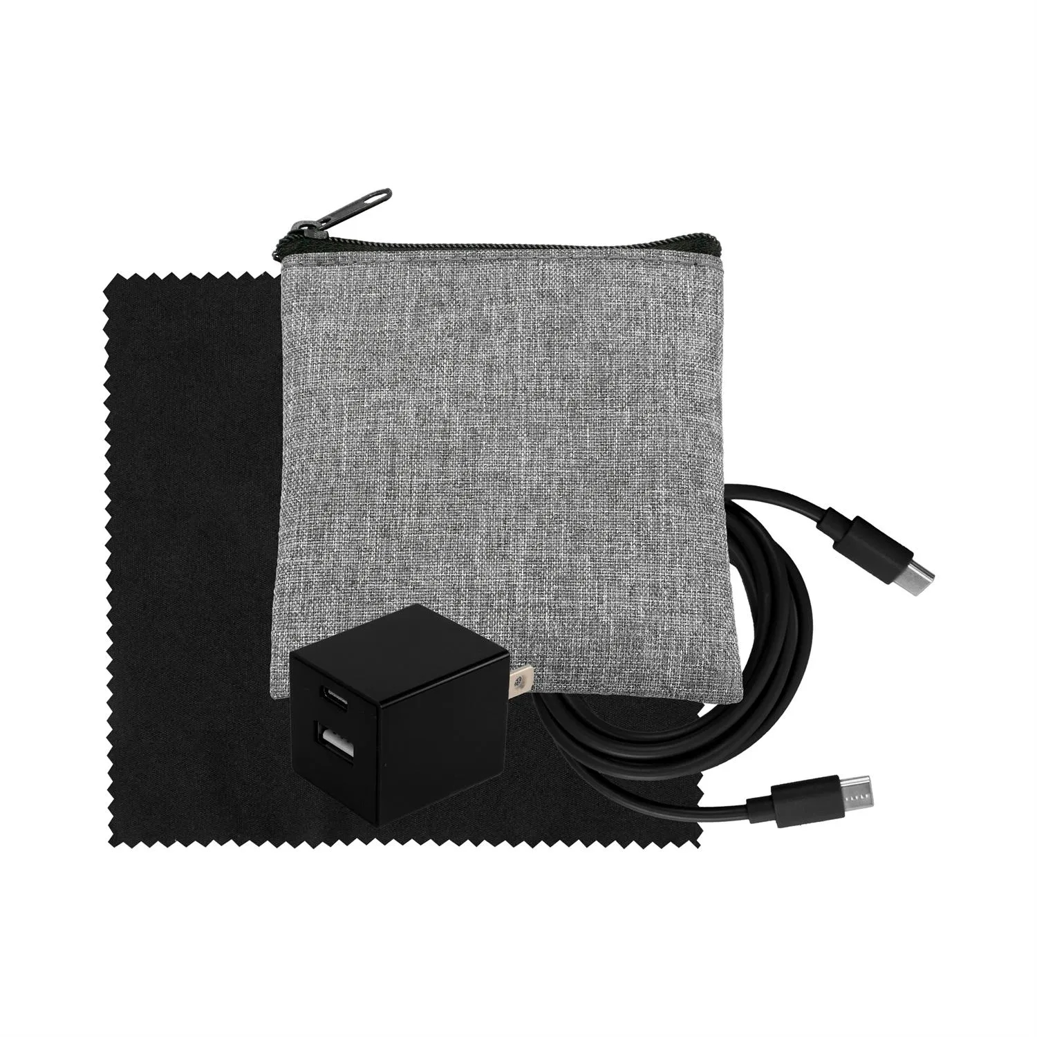 Recycled A+C to C Cable, Wall & Cloth Set 7
