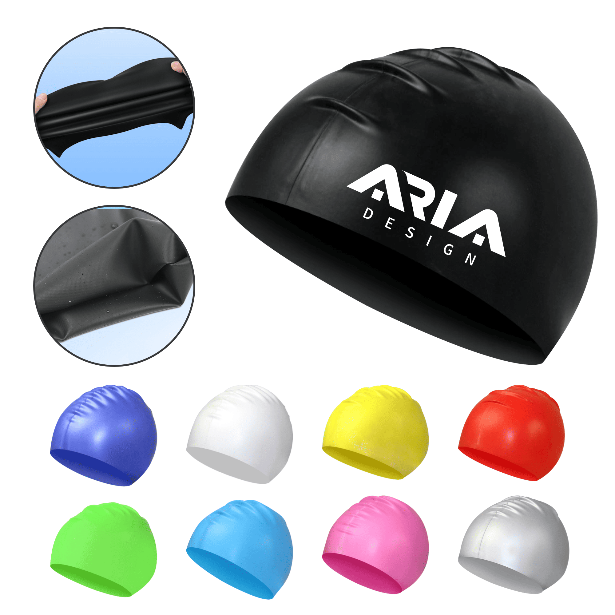 Premium Silicone Swim Cap 4