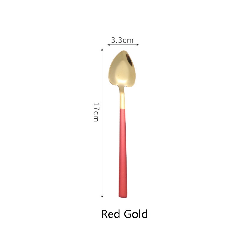 Stainless Steel Heart Coffee Spoons Ice Cream Scoop 20