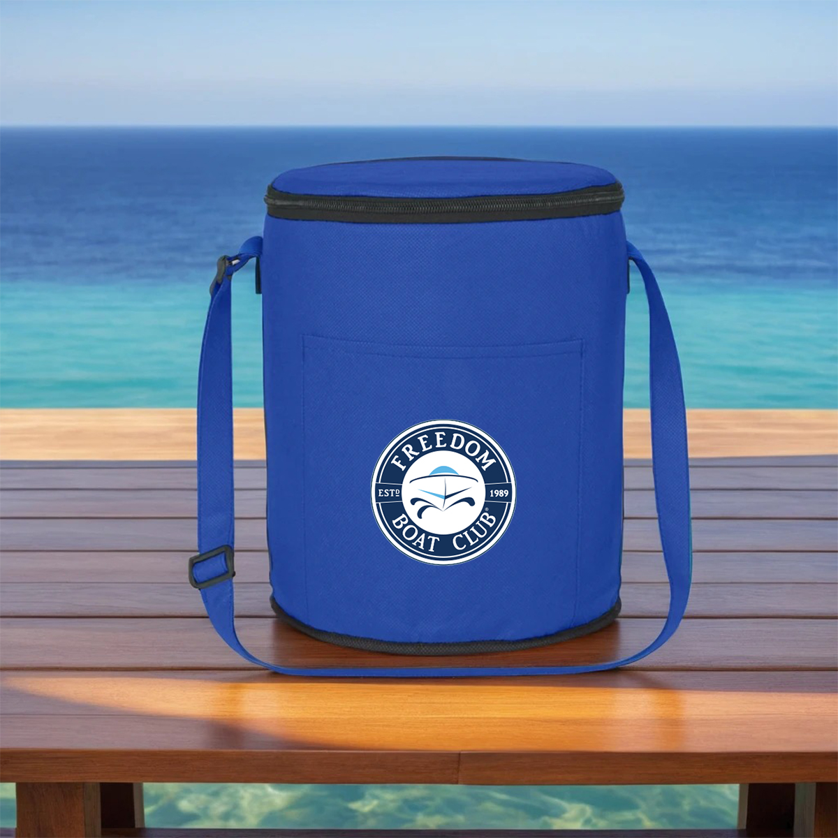 NON-WOVEN ROUND COOLER BAG 4