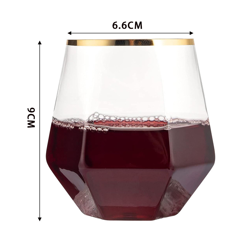 12Oz Plastic Wine Glasses 2