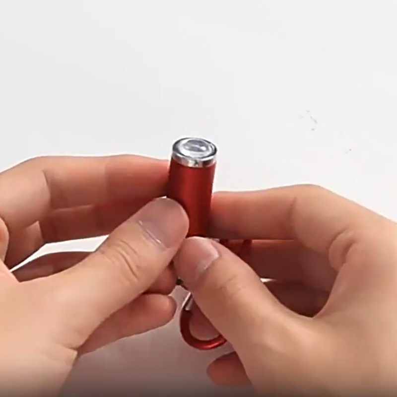 Mini LED Flashlight with Keychain 1
