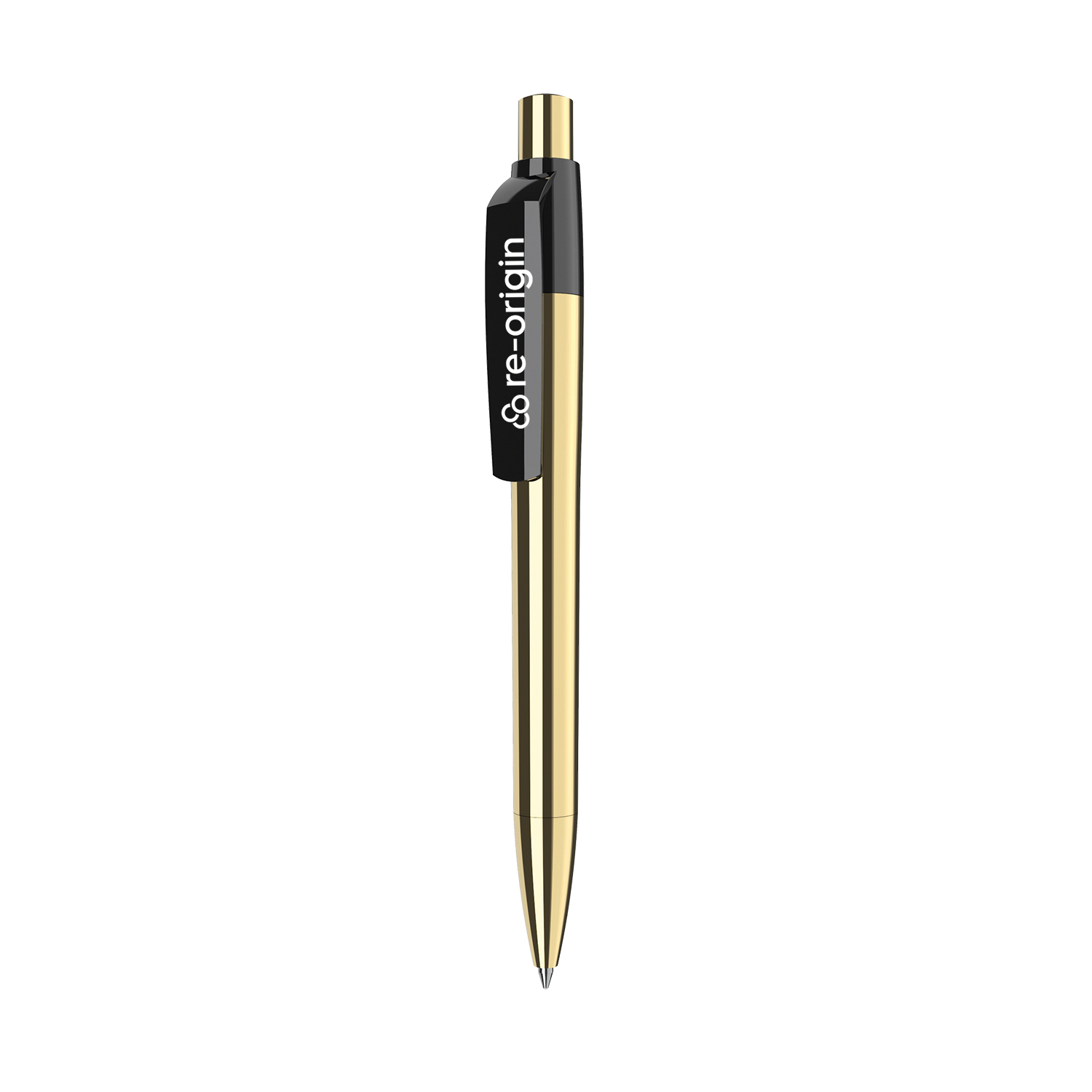 Maxema Mood Metal Gold Pen Black Ink 1