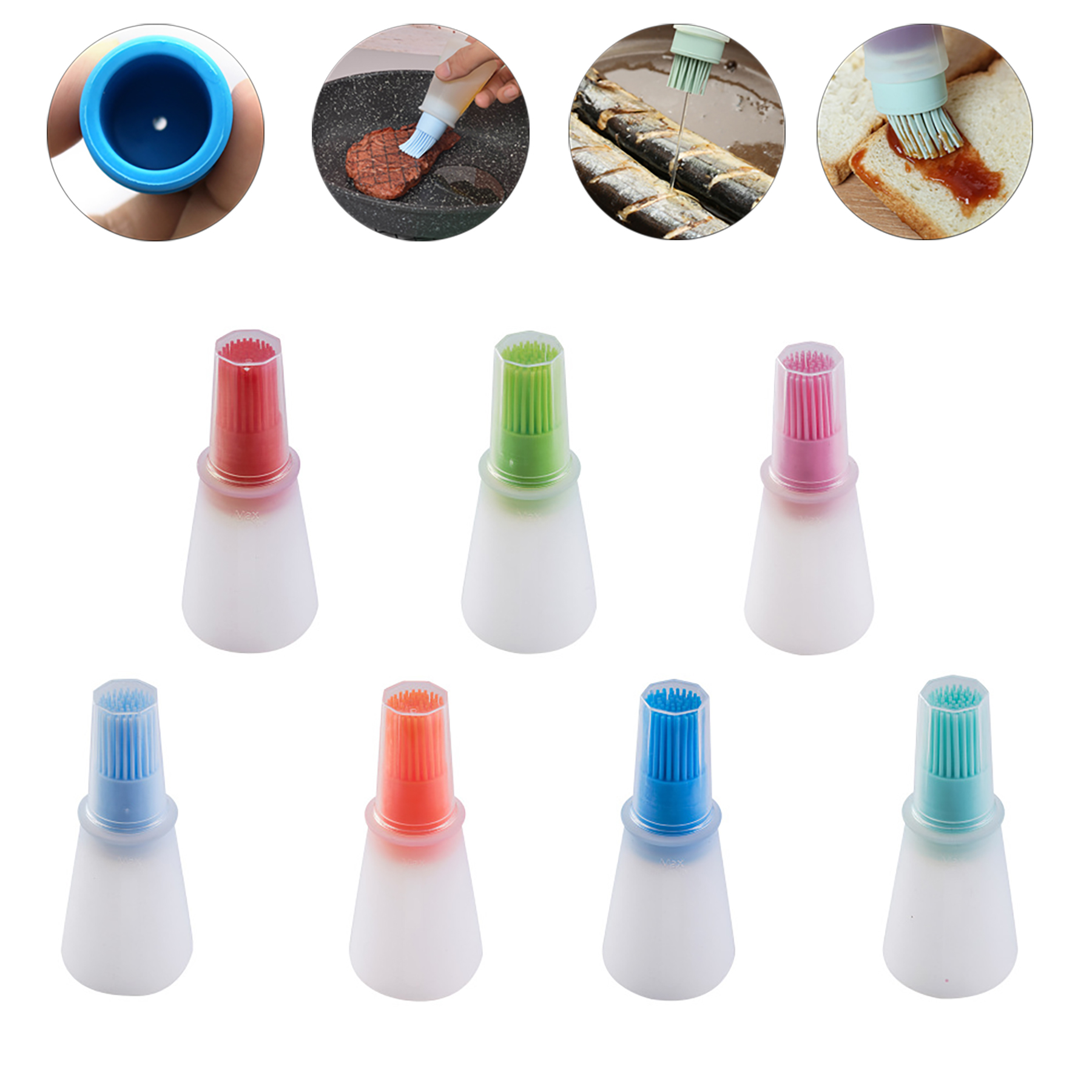 Oil Bottle With Silicone Brush 2