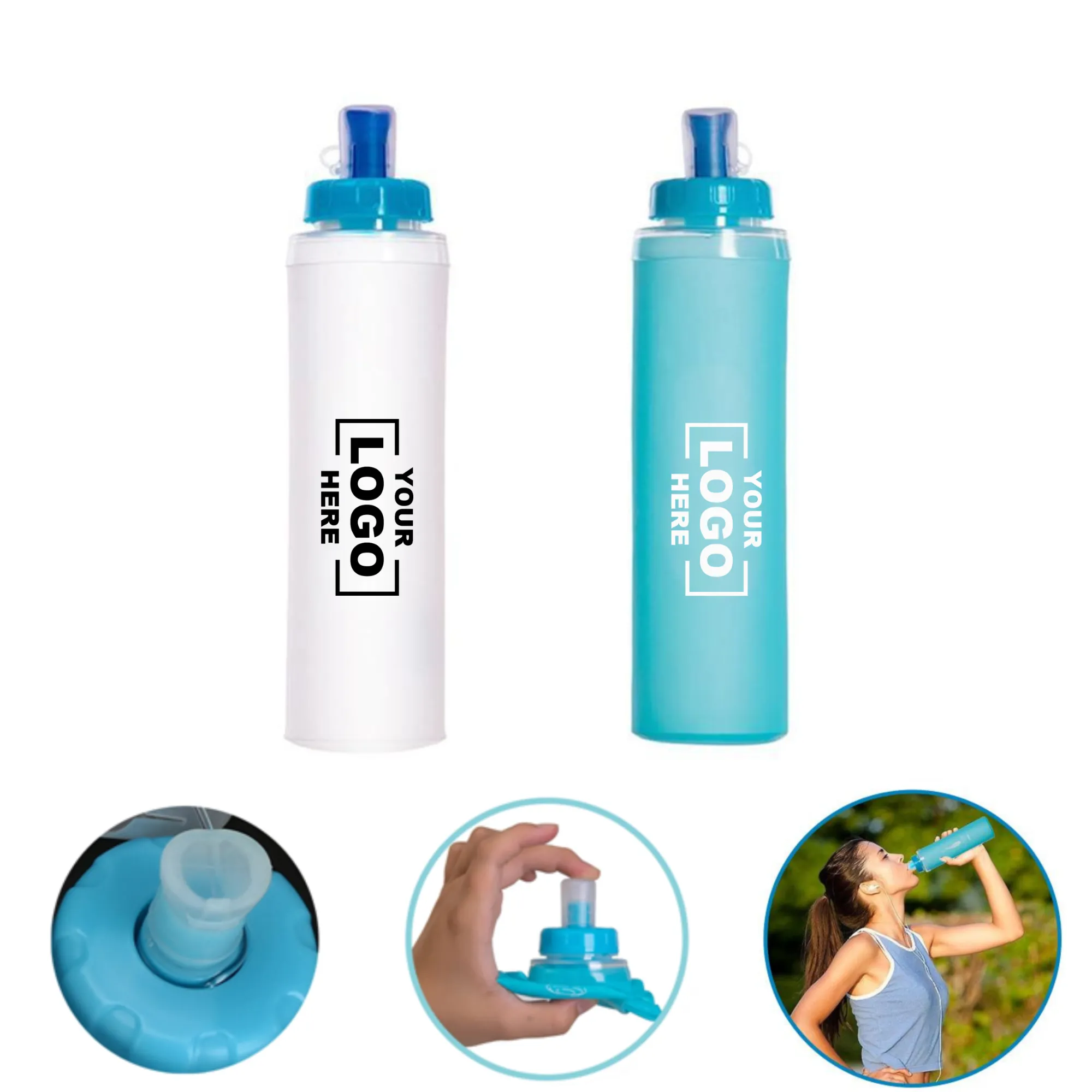 TPU Foldable Soft Water Bottle