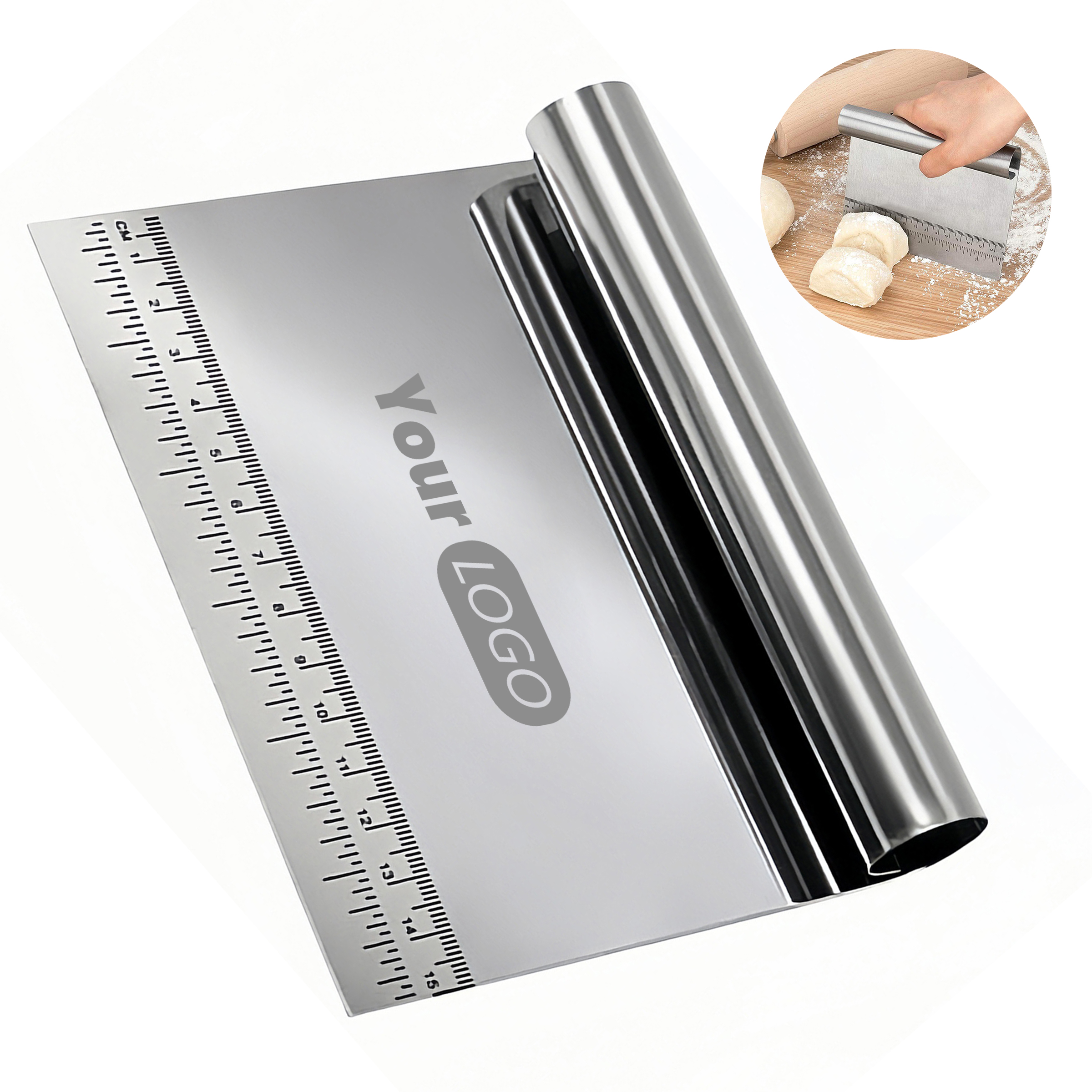 Stainless Steel Thickened Cutting Blade With Scale 3