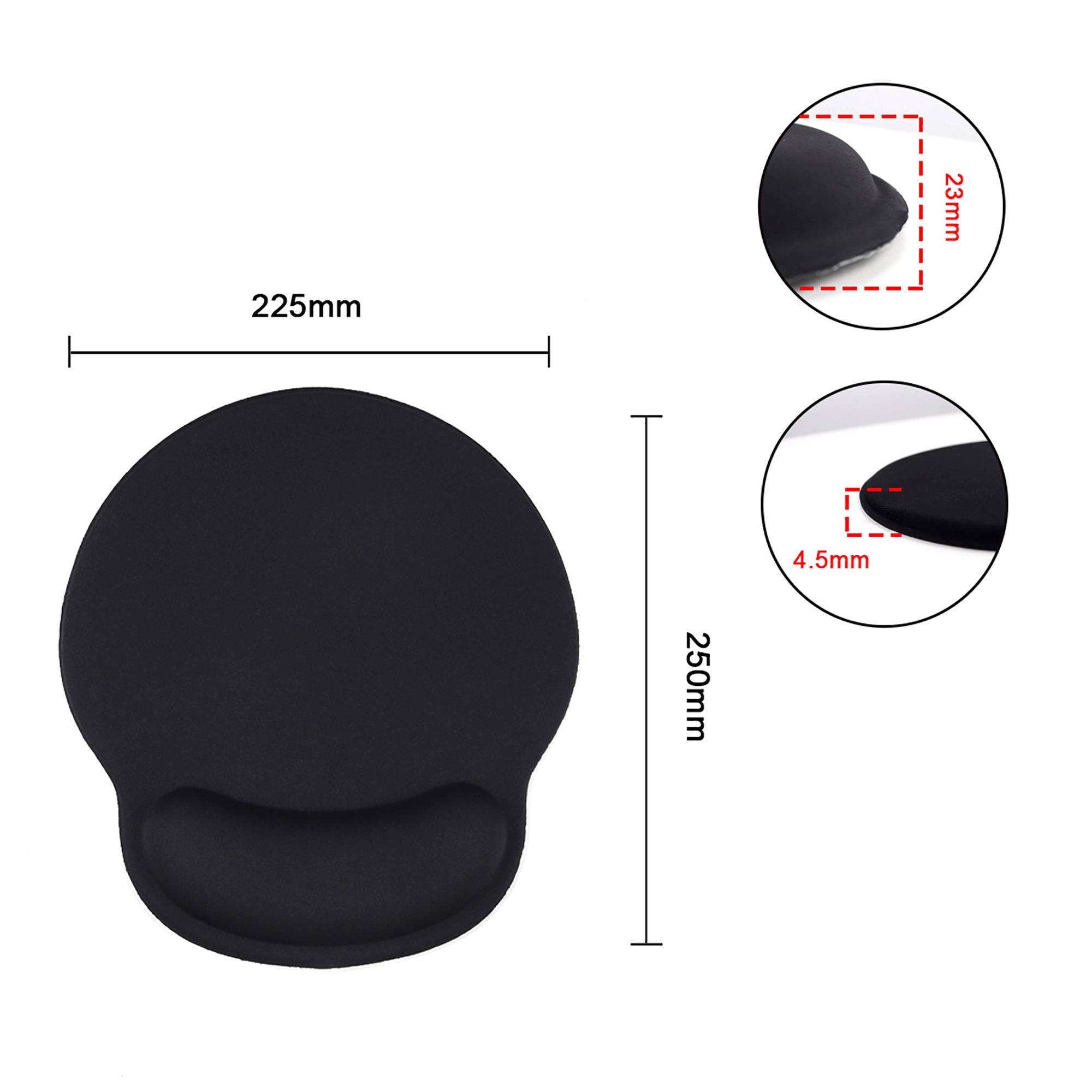 Memory Foam Mouse Pad With Wrist Rest 1