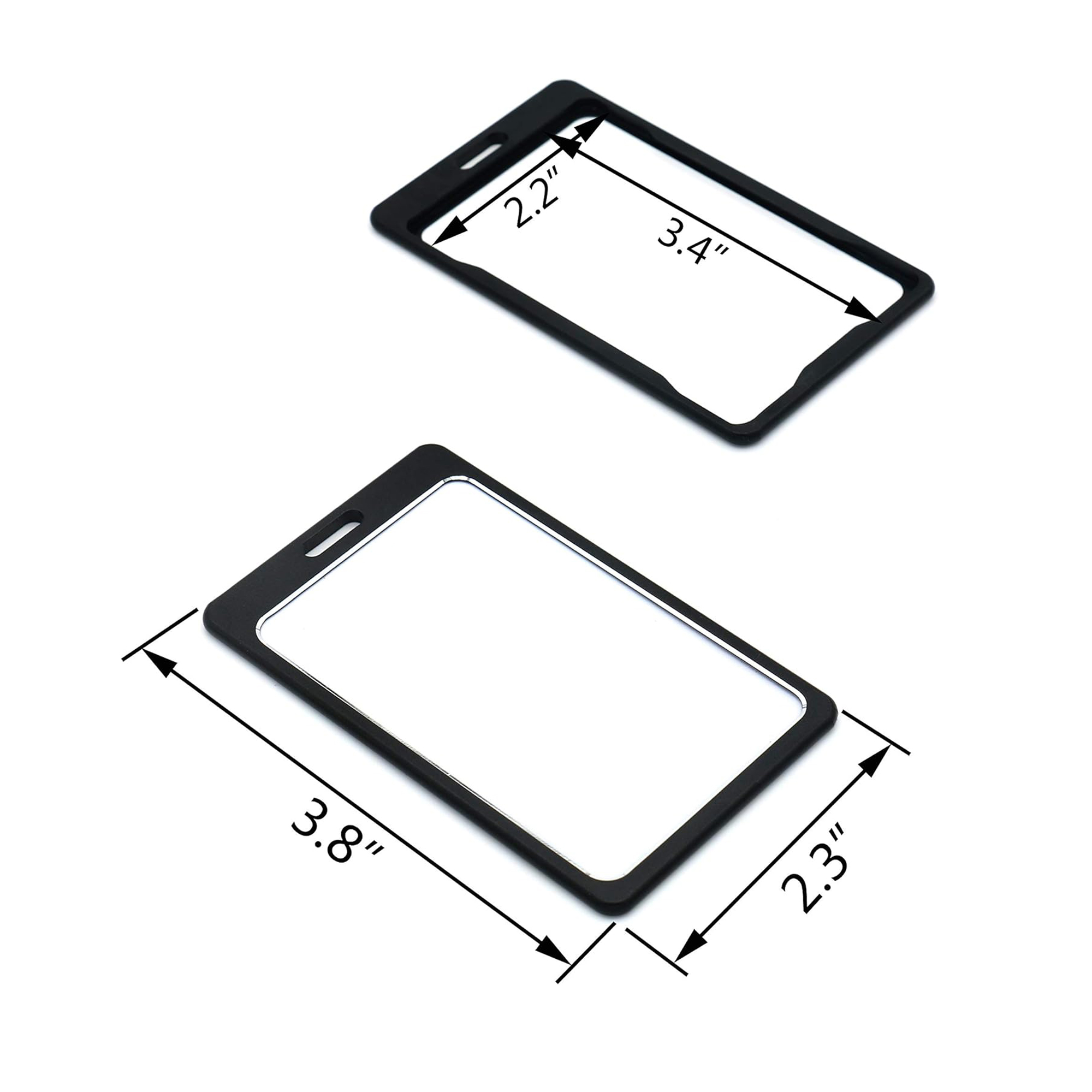 MOQ 100pcs Badge Holder With A Removable Clip And Lanyard 1