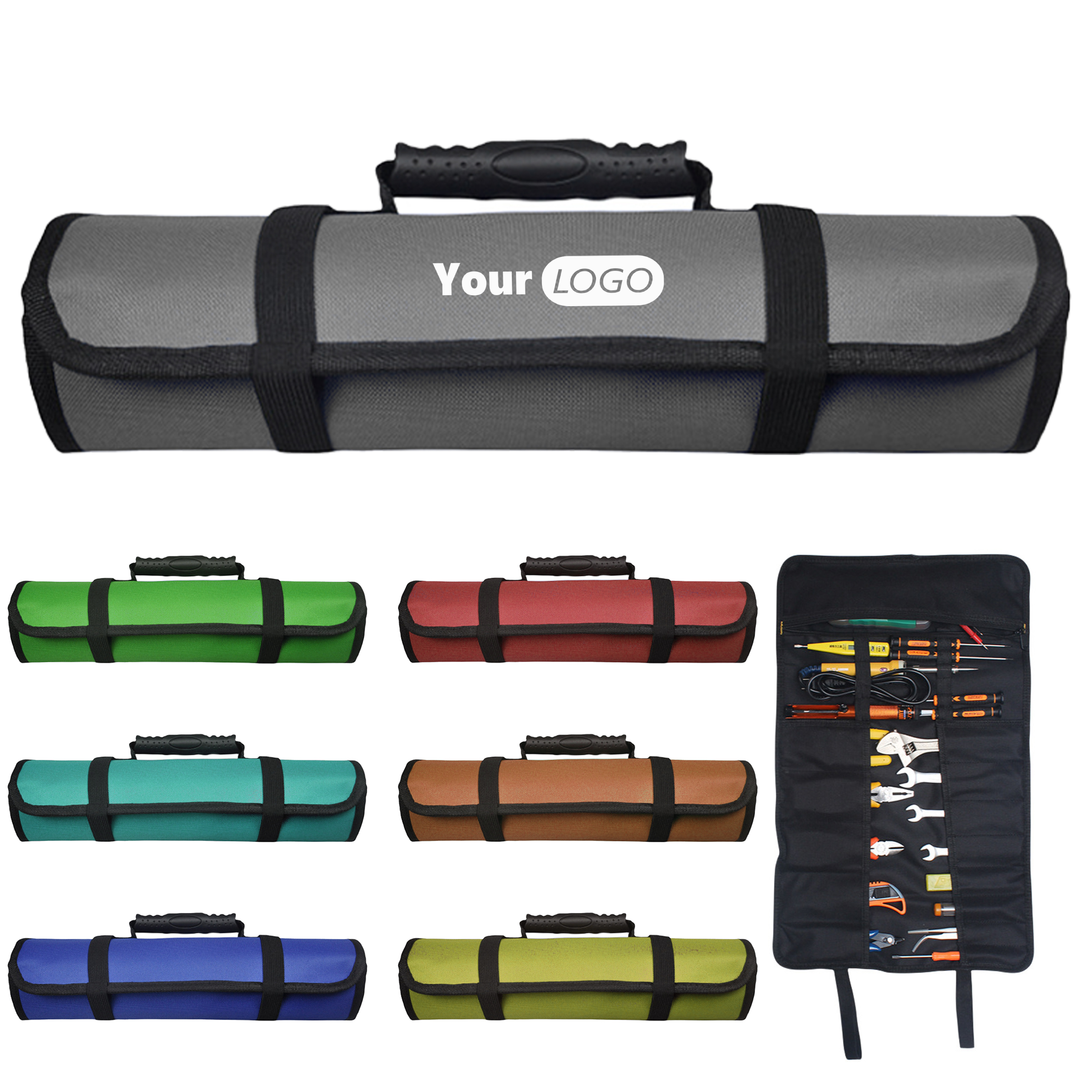Oxford Heavy-Duty Tool Roll Organizer ?C Perfect For Mechanics And Field Technicians 2