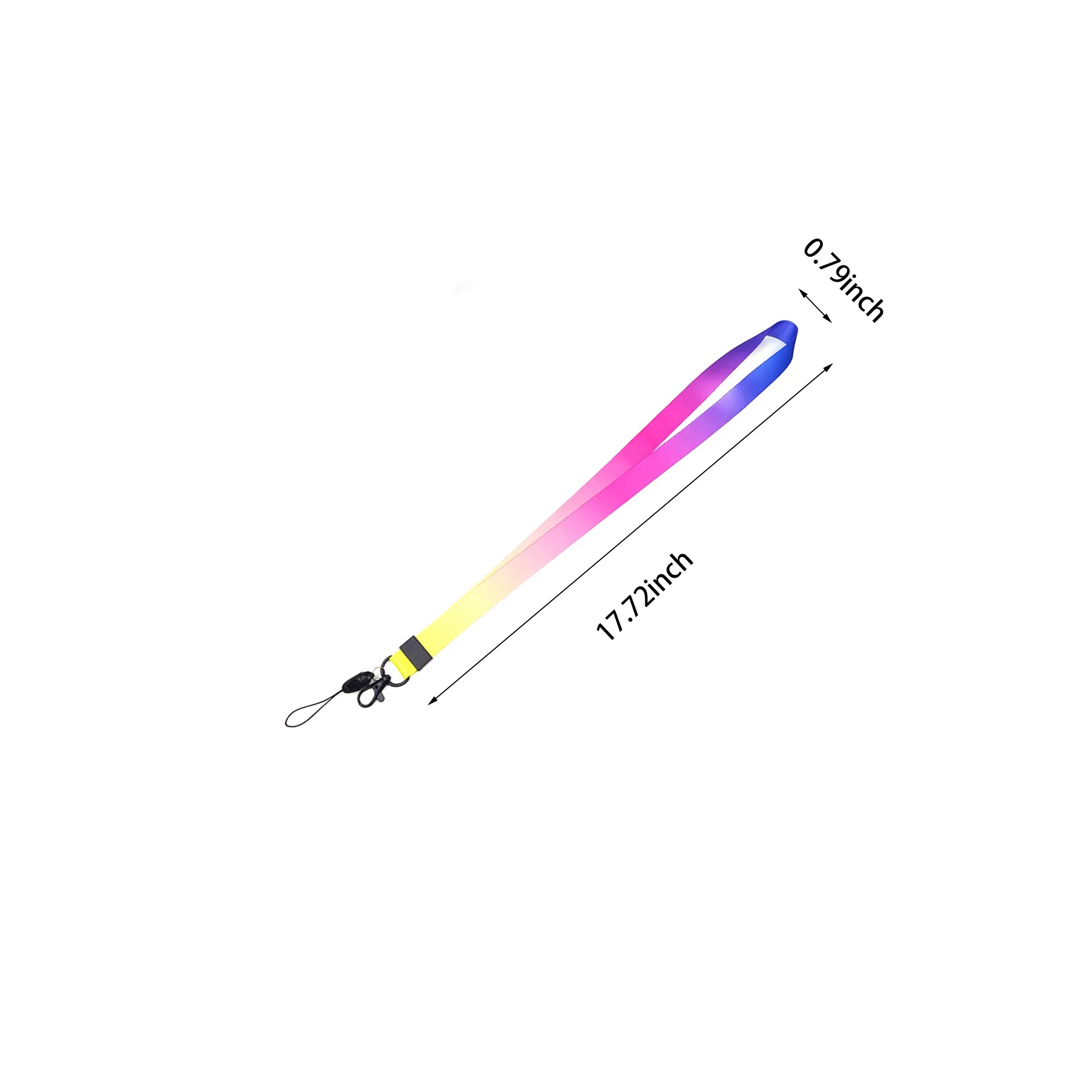 4/5" Dye-Sublimated Satin Ribbon Lanyard 2