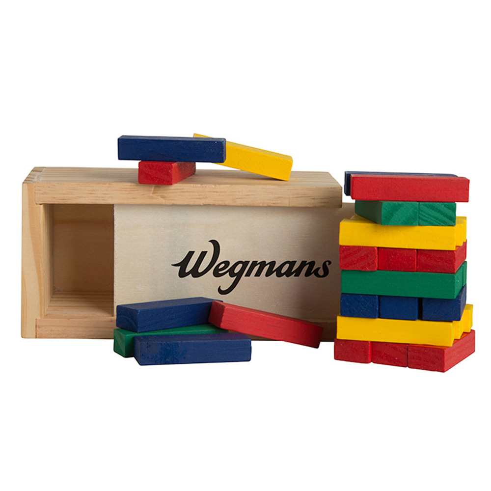 Multi-Colored Block Wooden Tower Puzzle 1