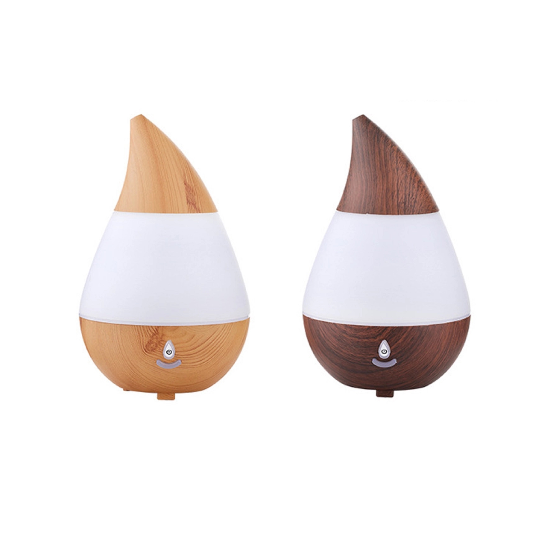 Wood Grain Water Drop Shape Essential Oil Humidifier 1