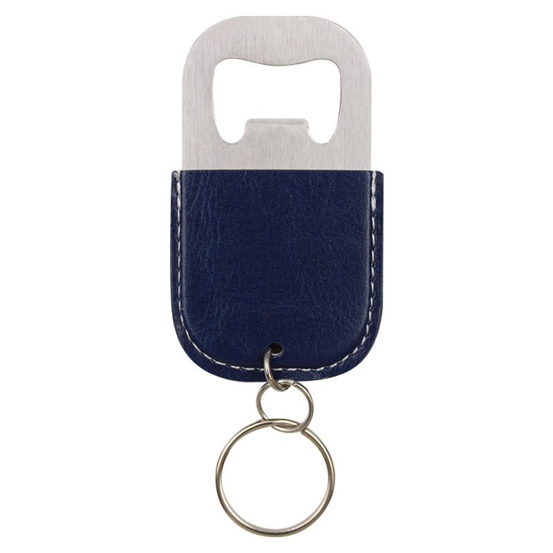 Leather Bottle Opener W/ Keyring 8