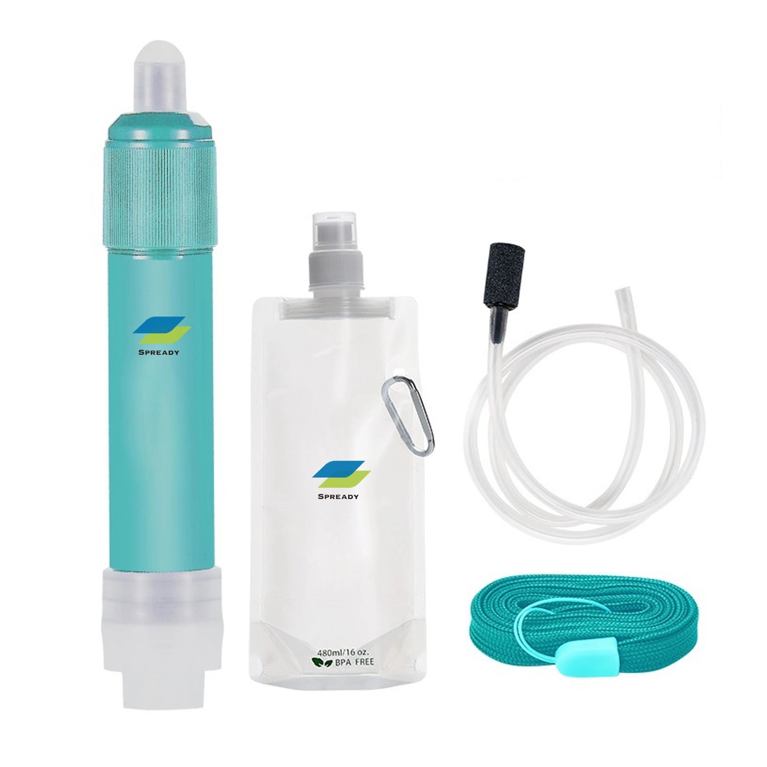 Straw Water Filter Portable Gear Emergency Preparedness 3