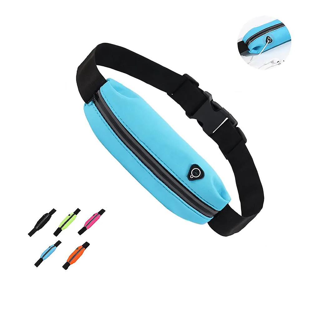 Water Resistant Running Waist Pack with Earphone Hole 4