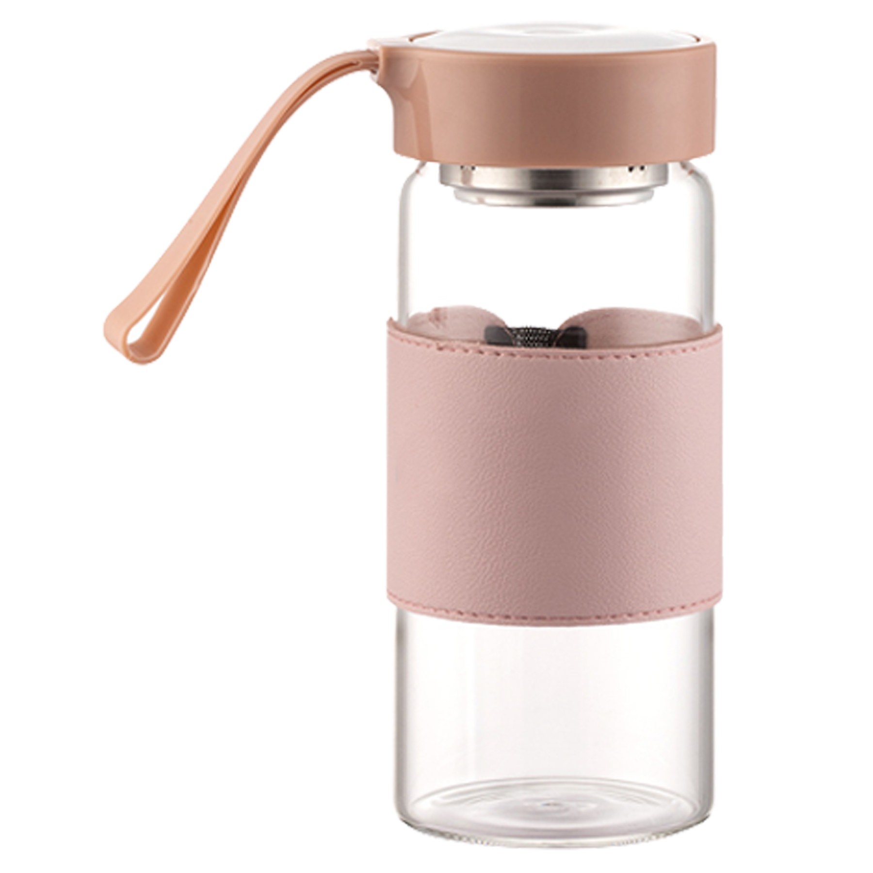 16.2Oz Glass Water Bottle W/Infuser 3