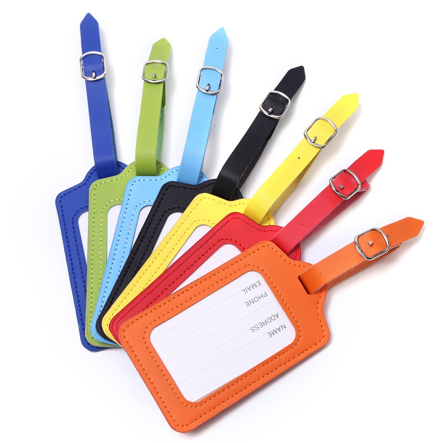 Leather Travel Luggage Tag 4