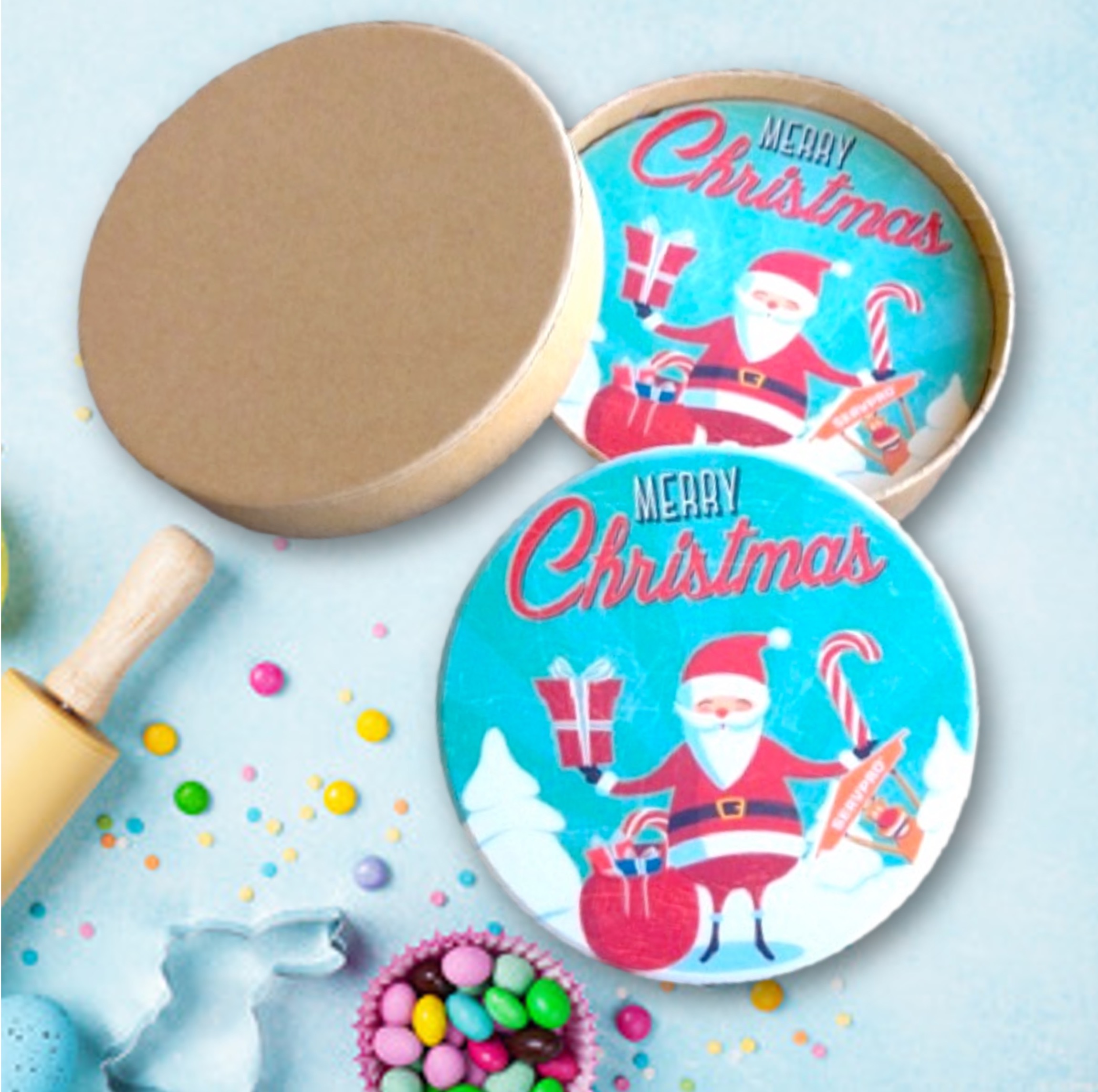 4 Round Coaster Gift Box Set 1