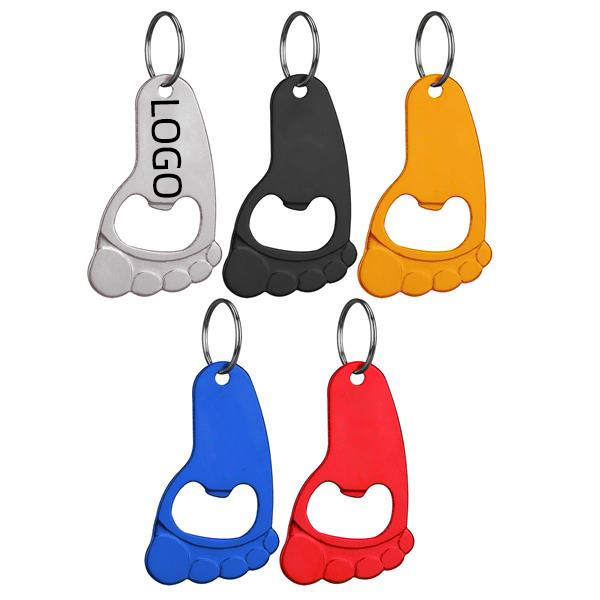 Foot Shaped Bottle Opener W/ Keying 2