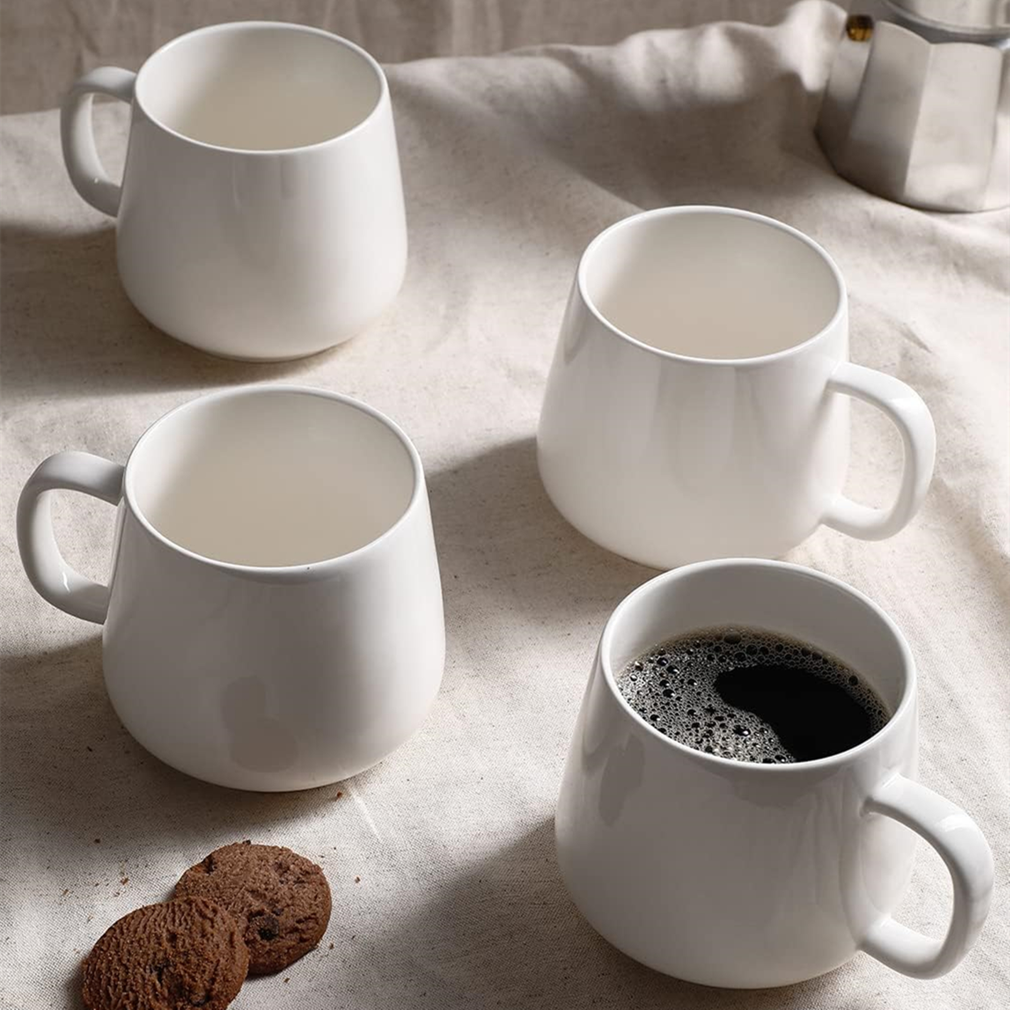 Porcelain Coffee Mug 12 oz 3