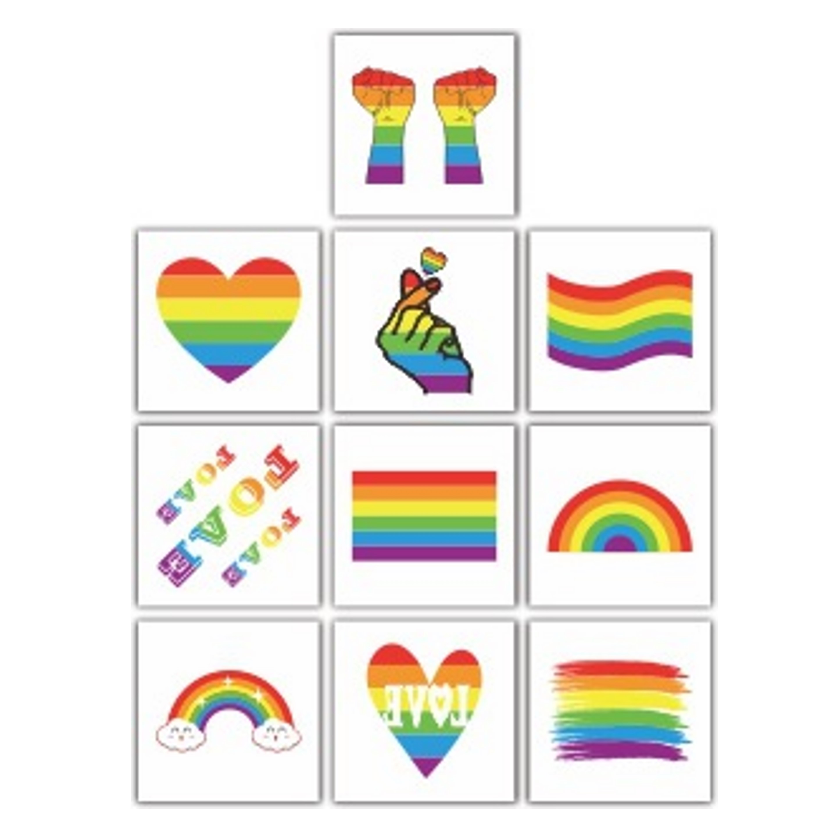 Rainbow Tattoos (direct import) 4