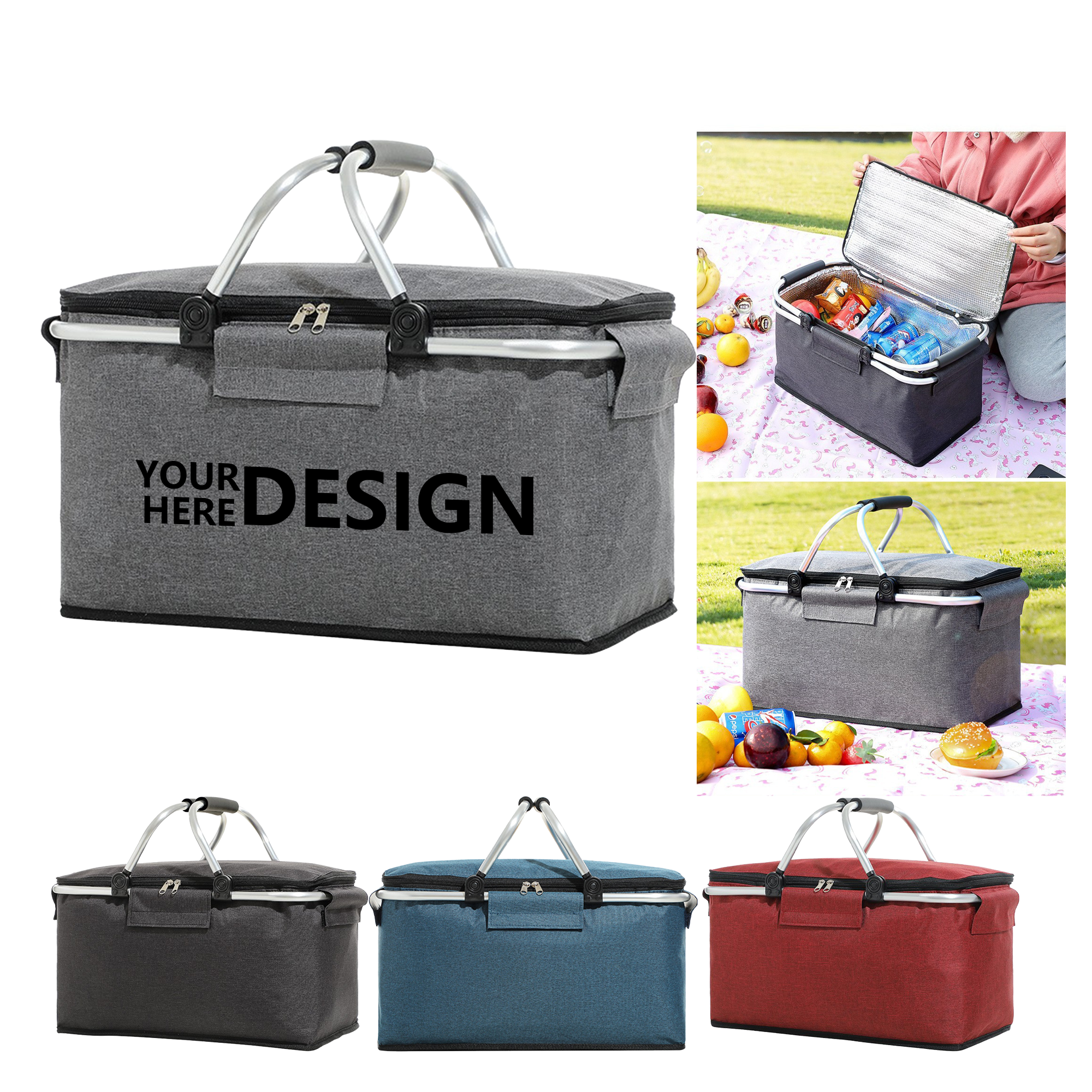 Lightweight 300D Oxford Thermal Tote Bag 2