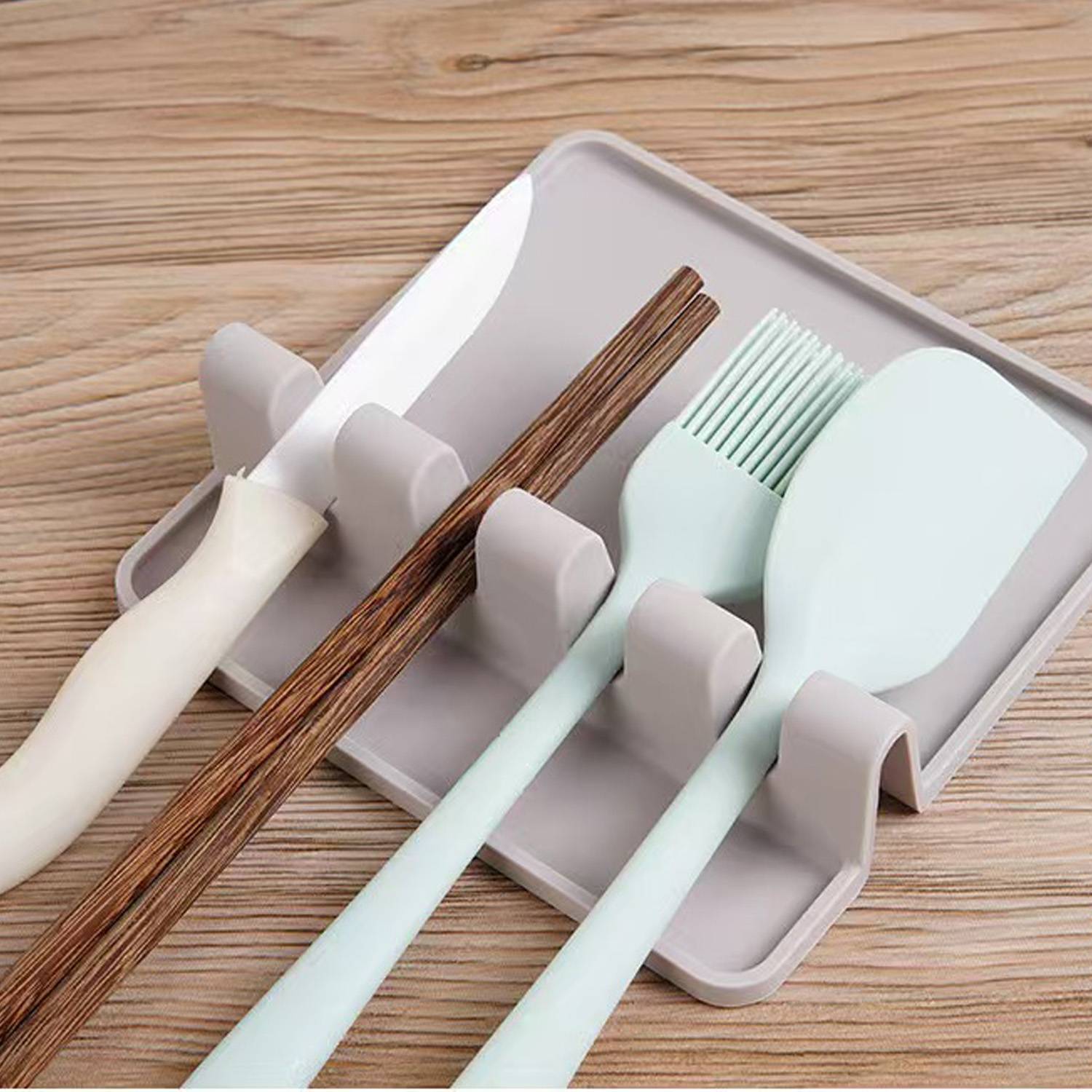Silicone Kitchen Utensil Holder 17