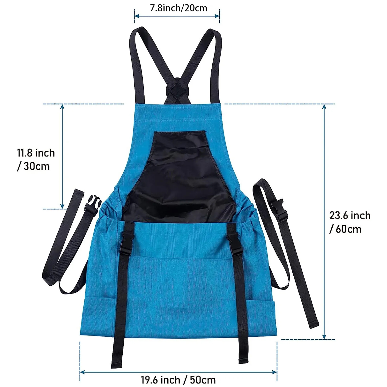 Canvas Gardening Apron with Harvest Pocket 7