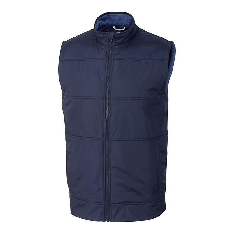 Cutter & Buck Stealth Hybrid Quilted Men's Windbreaker Vest 4